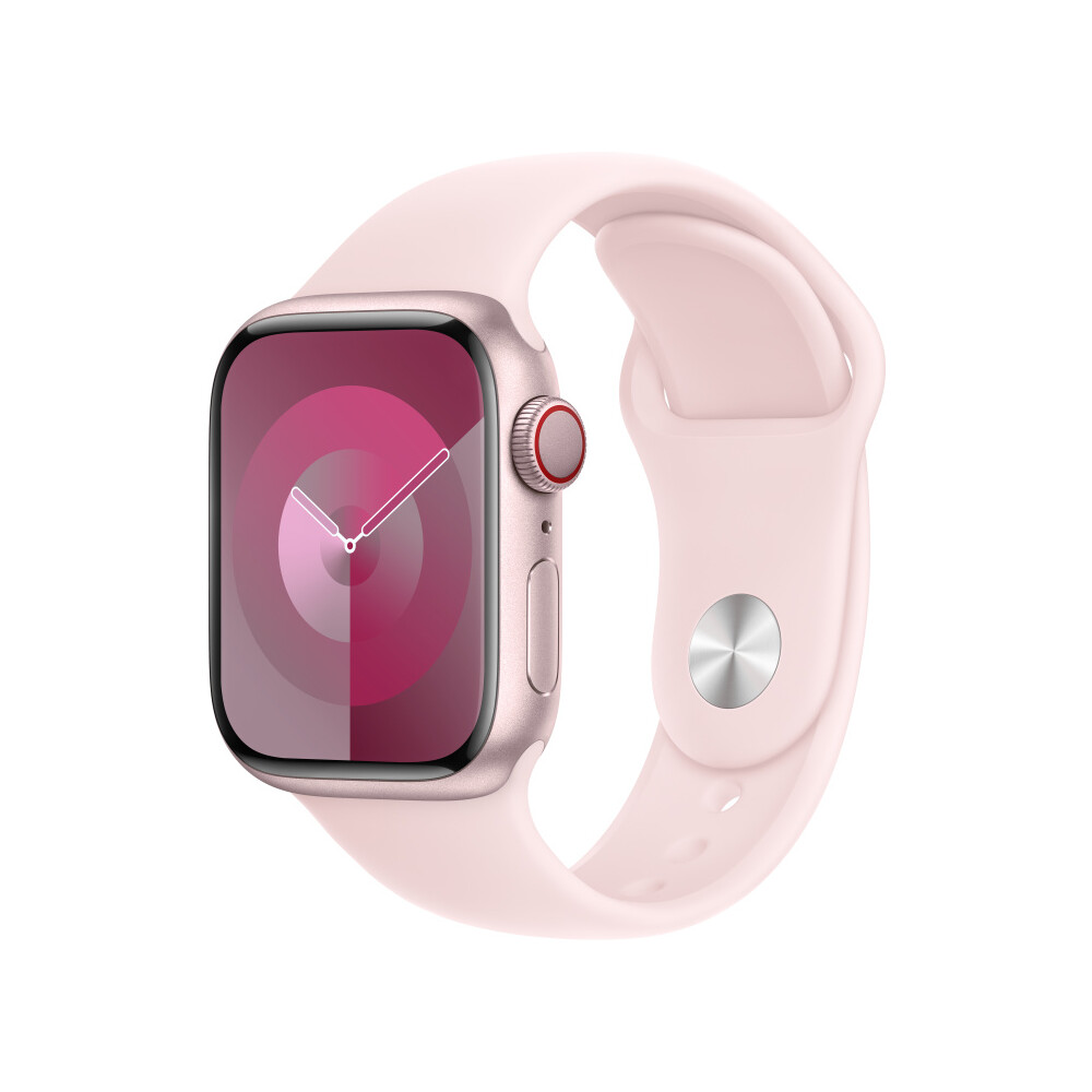 Apple-Watch-49-45-44-42mm-svetle-ruzovy-sportovni-reminek-M-L