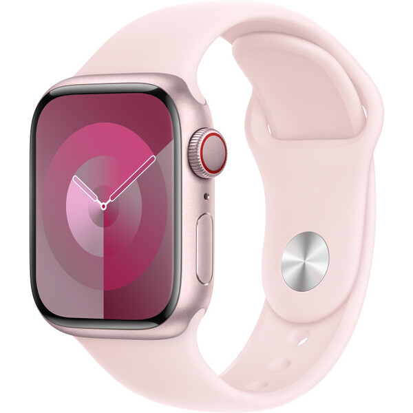 Apple-Watch-49-45-44-42mm-svetle-ruzovy-sportovni-reminek-M-L