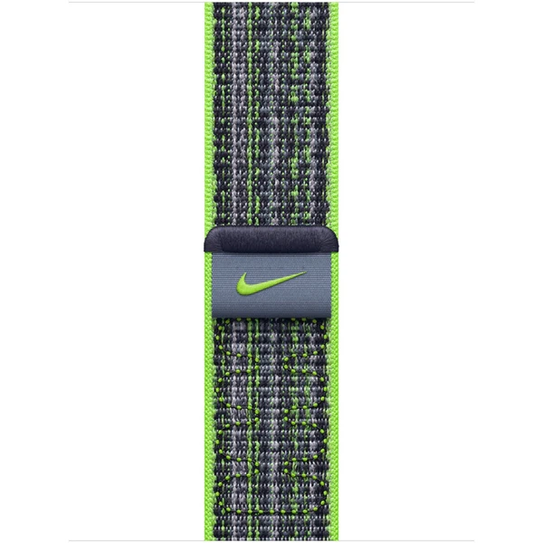 Apple Watch 41/40/38mm jasně zelený / modrý provlékací sportovní řemínek Nike - Řemínky - Obrázek C7H5000701
