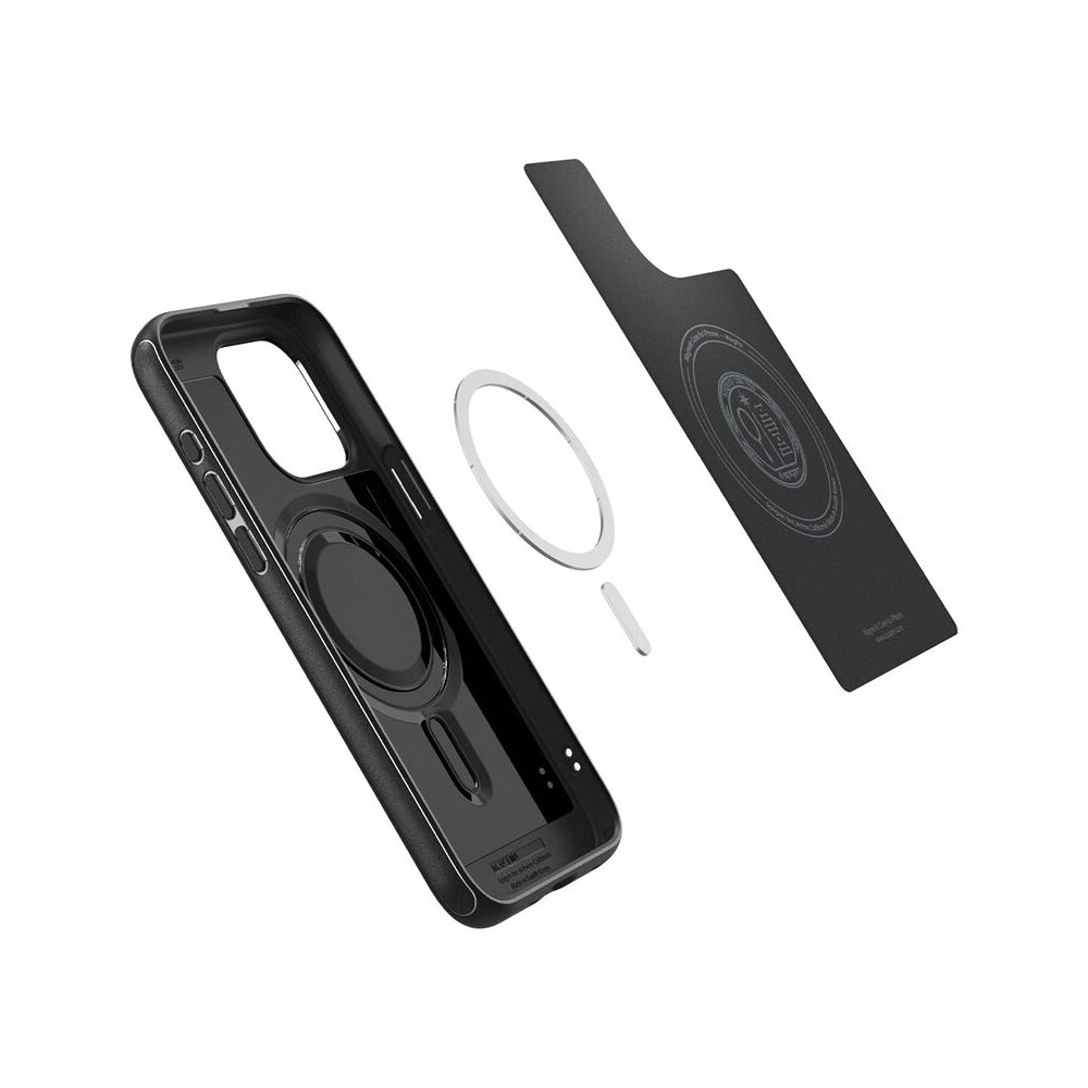 Spigen-Mag-Armor-MagFit-kryt-iPhone-15-Pro-matne-cerny