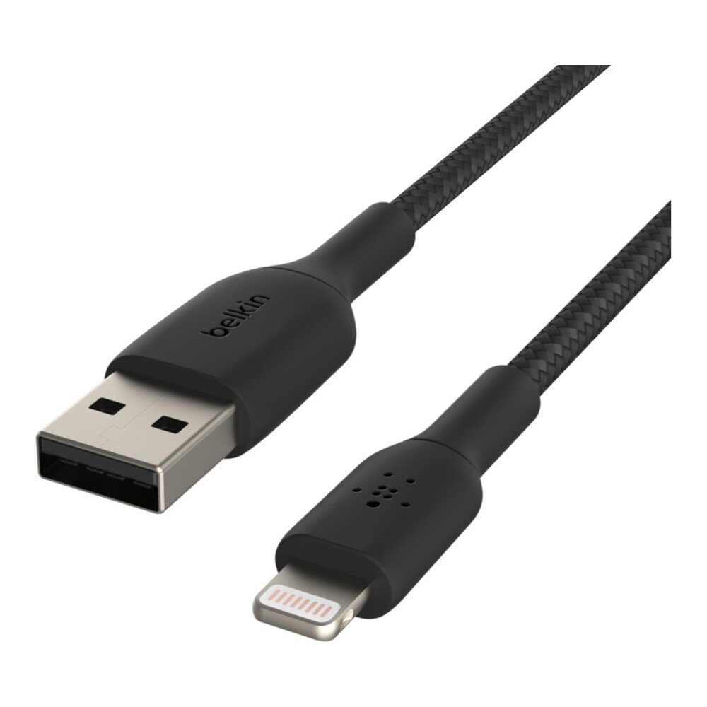Belkin-BOOST-Charge-Braided-Lightning-USB-A-napajeci-kabel-1m-cerny