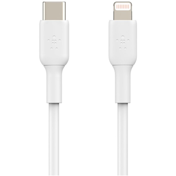 Belkin-BOOST-Charge-USB-C-Lightning-napajeci-kabel-1m-bily