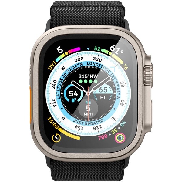 Spigen-Glass-tR-Slim-Pro-1-Pack-tvrzene-sklo-Apple-Watch-Ultra-49mm-sede