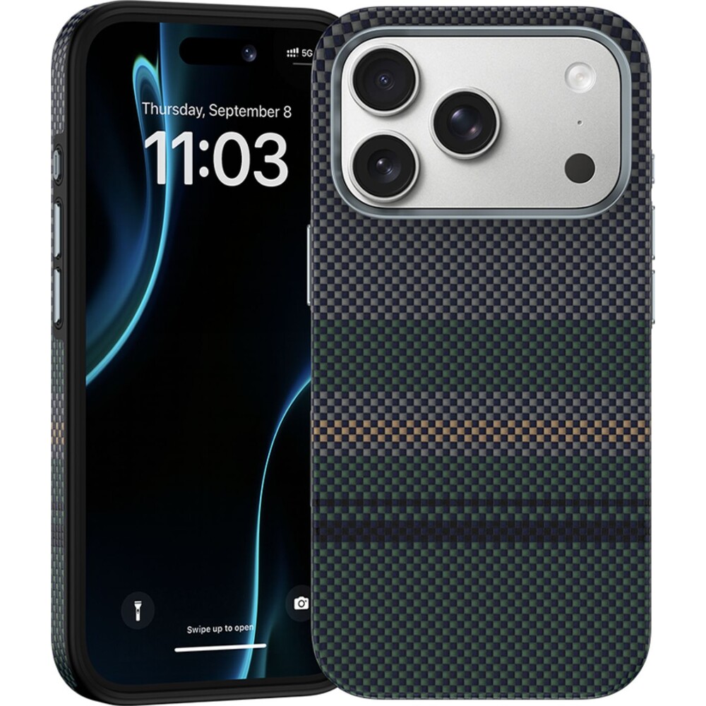 Benks-ArmorPro-600D-Kevlar-MagSafe-kryt-iPhon-17-Pro-Max-Aurora