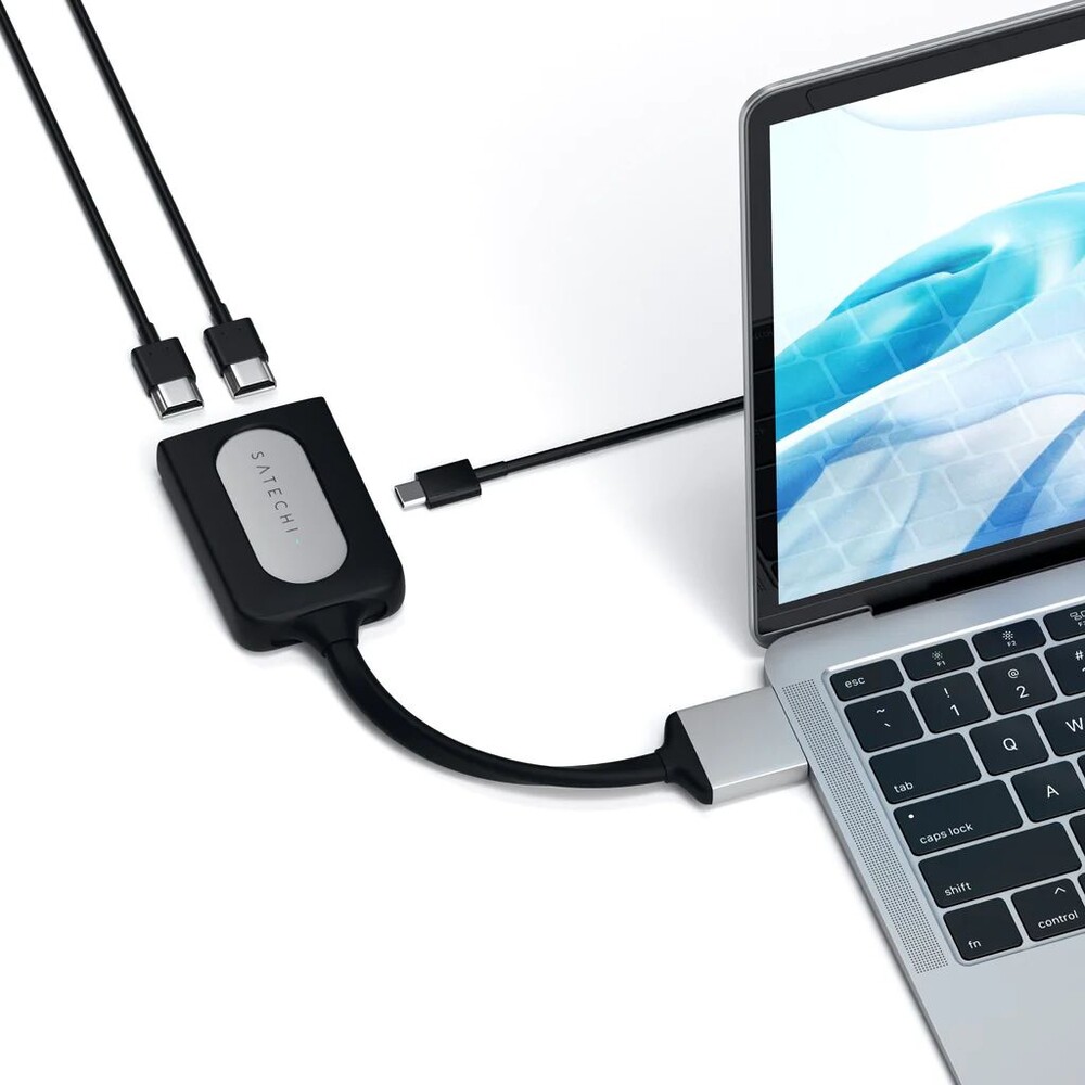 Satechi-Dual-HDMI-Adapter-stribrny