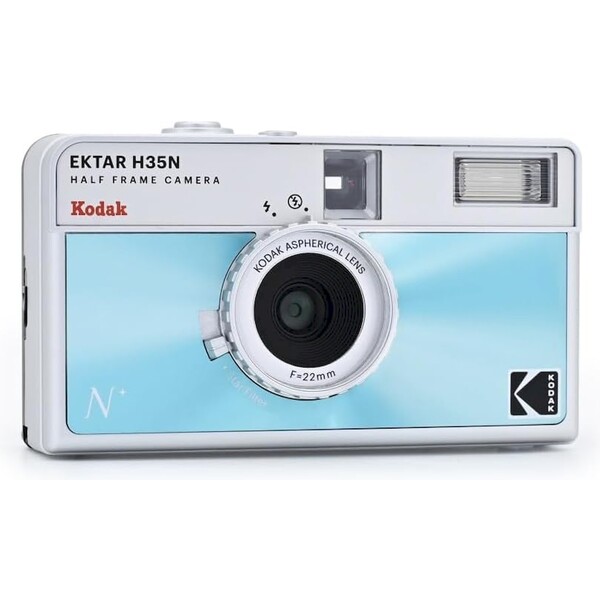 Kodak-EKTAR-H35N-Glazed-Analogovy-fotoaparat-modry
