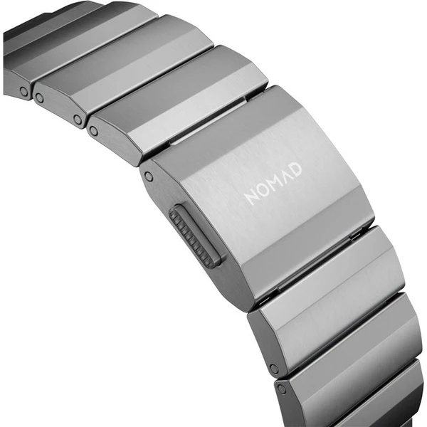 Nomad Titanium Band řemínek Apple Watch 49/45/44/42 mm stříbrný  - Řemínky - Obrázek CCPGF00101