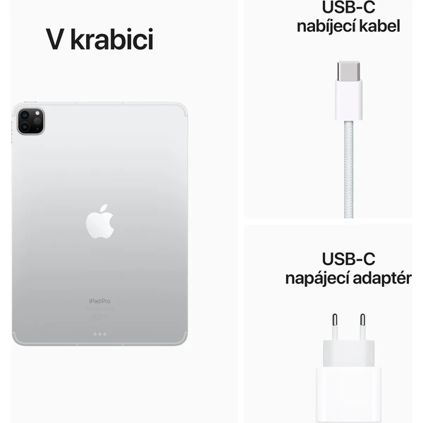 Apple iPad Pro 11" (2022) 256 GB Wi-Fi stříbrný - Tablety - Obrázek CEE5700301