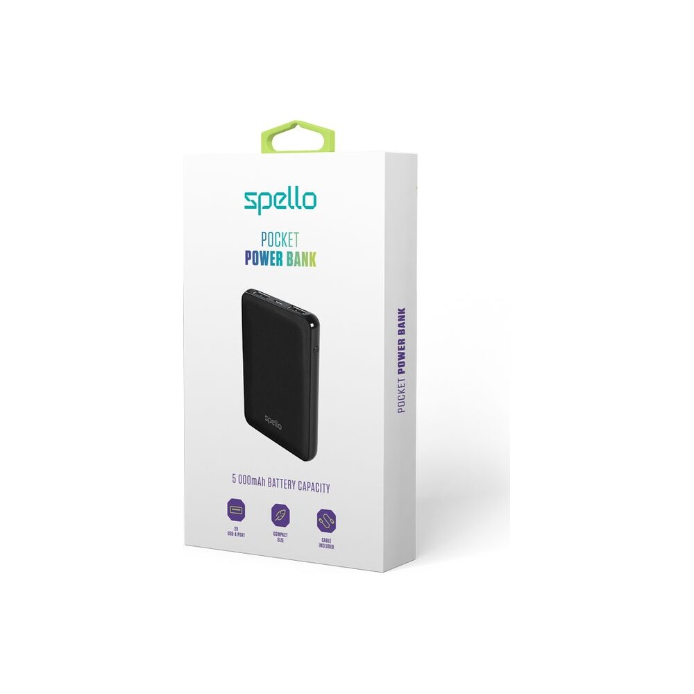 Spello-Pocket-powerbanka-10W-5000mAh-cerna