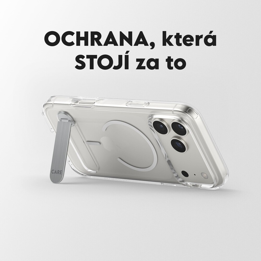 PanzerGlass-CARE-Kickstand-kryt-s-MagSafe-Apple-iPhone-17-Pro-Max-stribrny-bily