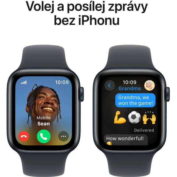 Apple Watch SE (2024) Cellular 44mm Temně inkoustový hliník s