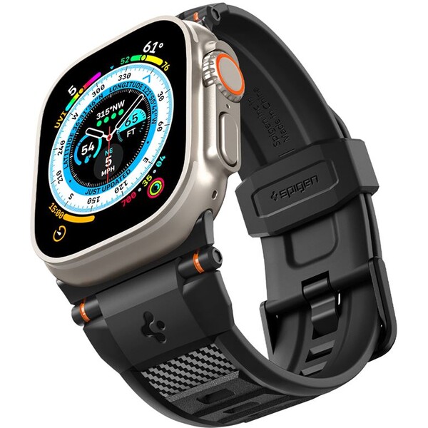Spigen-Rugged-Ultra-Band-reminek-Apple-Watch-49-46-45-44-42mm-matne-cerny
