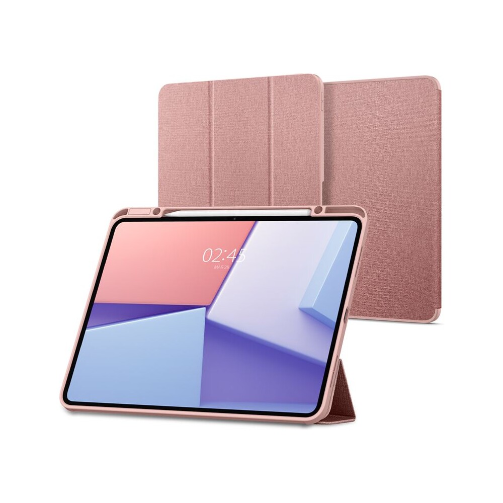 Spigen-Urban-Fit-pouzdro-iPad-Pro-13-2025-ruzove-zlate