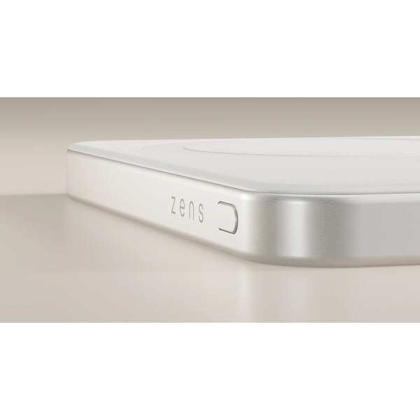 ZENS-Pro-1-MagSafe-Qi2-slim-powerbanka-5000-mAh-15-W-USB-C-bila