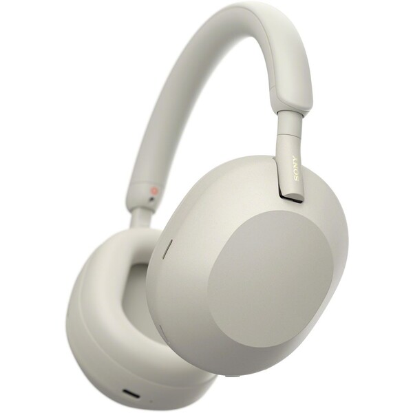 Sony-WH-1000XM5-bezdratova-sluchatka-stribrna