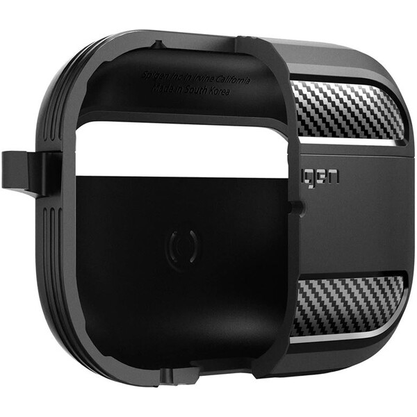 Spigen-Rugged-Armor-pouzdro-pro-AirPods-Pro-2-cerne