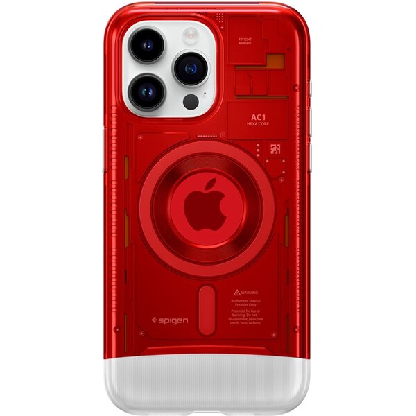 Spigen-Classic-C1-MagFit-kryt-iPhone-15-Pro-cerveny