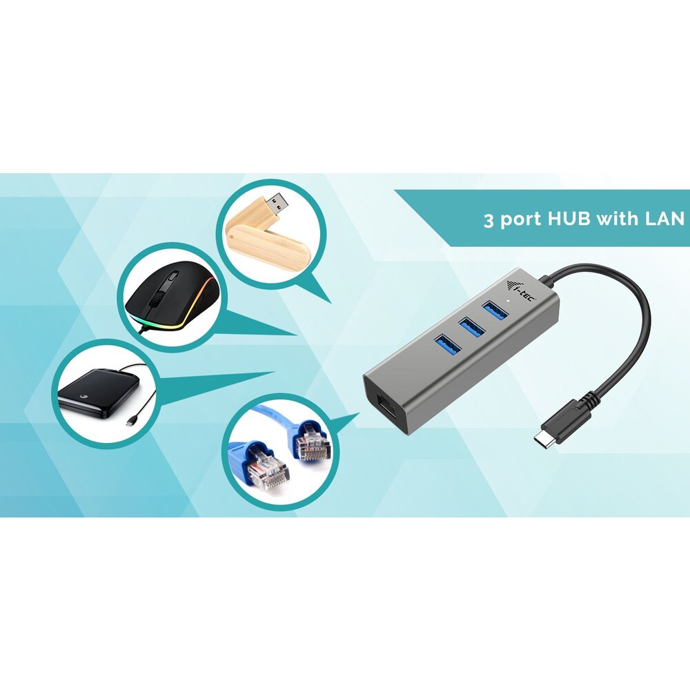 i-tec-USB-C-Metal-3-portovy-HUB-s-Gigabit-Ethernet-adapterem