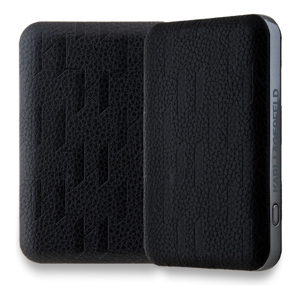 Karl-Lagerfeld-Embossed-K-CH-Heads-MagSafe-Powerbanka-5000mAh-cerna