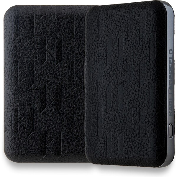 Karl-Lagerfeld-Embossed-K-CH-Heads-MagSafe-Powerbanka-5000mAh-cerna