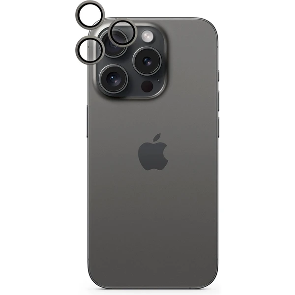 iWant ochrana čoček na kameru iPhone 15 Pro/15 Pro Max černá - Ochranné folie a skla - Obrázek D1P1000O01