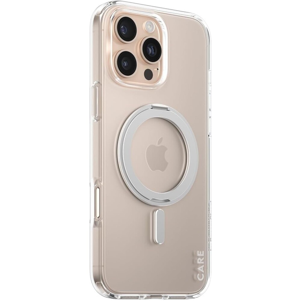 PanzerGlass-CARE-kryt-Apple-iPhone-16-Pro-Max-MagSafe-KickStand-ciry-sedy