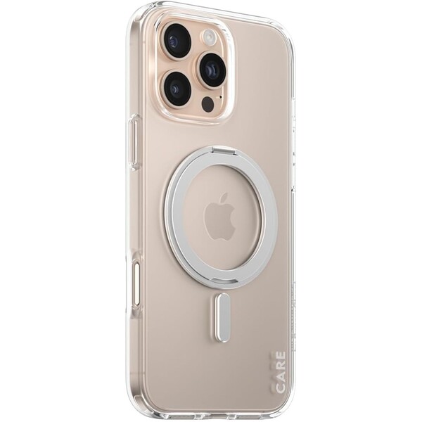 PanzerGlass-CARE-kryt-Apple-iPhone-16-Pro-Max-MagSafe-KickStand-ciry-sedy