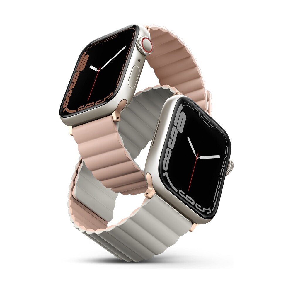 UNIQ-Revix-oboustranny-reminek-pro-Apple-Watch-42-41-40-38mm-Blush-ruzovy-bezovy-