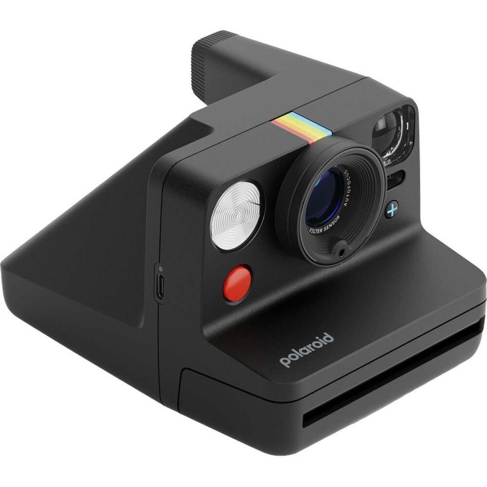 Polaroid-Now-Gen-3-Black-Bundle-with-Color-Film-8-photos-