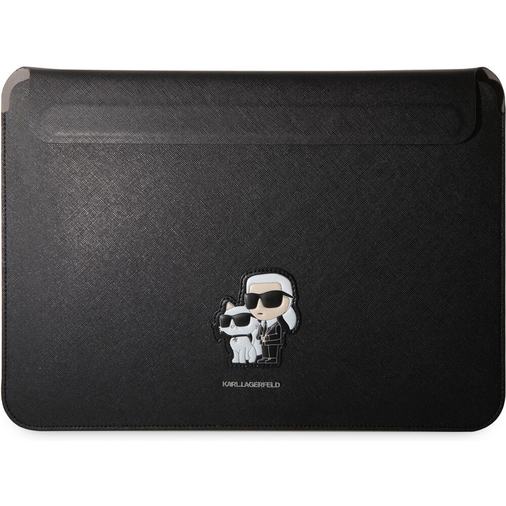Karl-Lagerfeld-Saffiano-Karl-and-Choupette-NFT-Computer-Sleeve-13-14-cerne