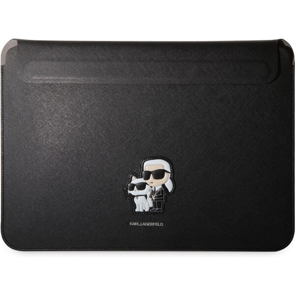 Karl-Lagerfeld-Saffiano-Karl-and-Choupette-NFT-Computer-Sleeve-13-14-cerne