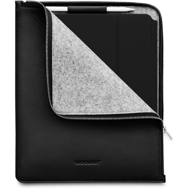 Woolnut-Leather-Folio-kozene-pouzdro-iPad-Pro-12-9-iPad-Pro-13-iPad-Air-13-cerne