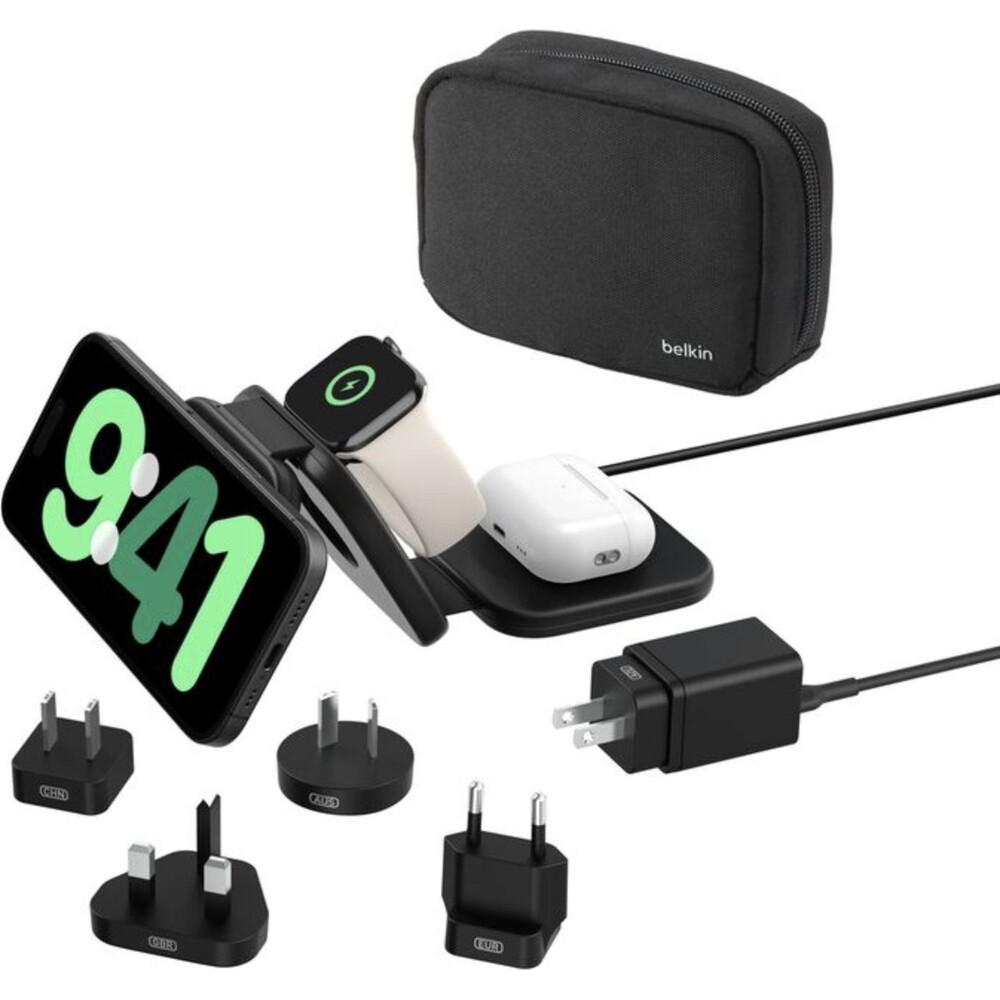 Belkin-BOOST-CHARGE-PRO-Qi2-MagSafe-3v1-bezdratova-skladaci-cestovni-nabijecka-cerna