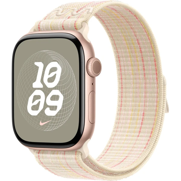Apple Watch 49/46/45/44mm hvězdně bílý/růžový provlékací sportovní řemínek Nike - Řemínky - Hlavní obrázek