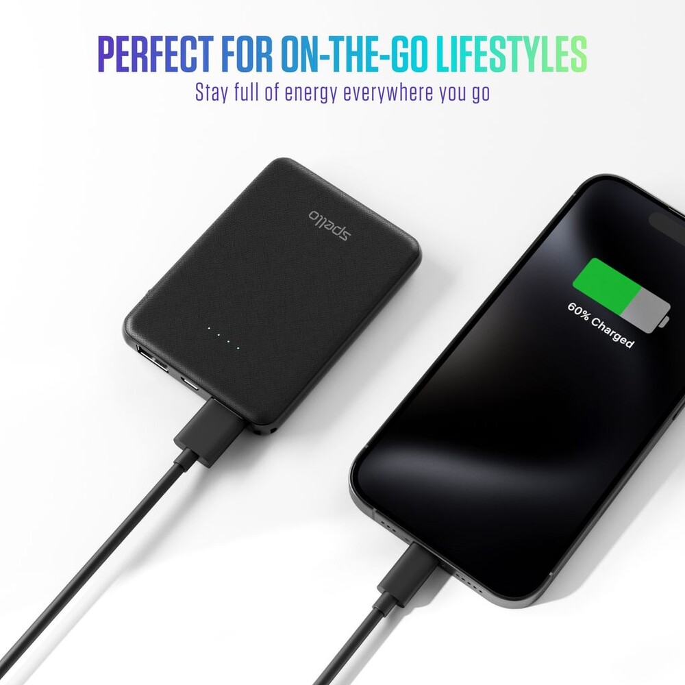 Spello-Pocket-powerbanka-10W-5000mAh-cerna