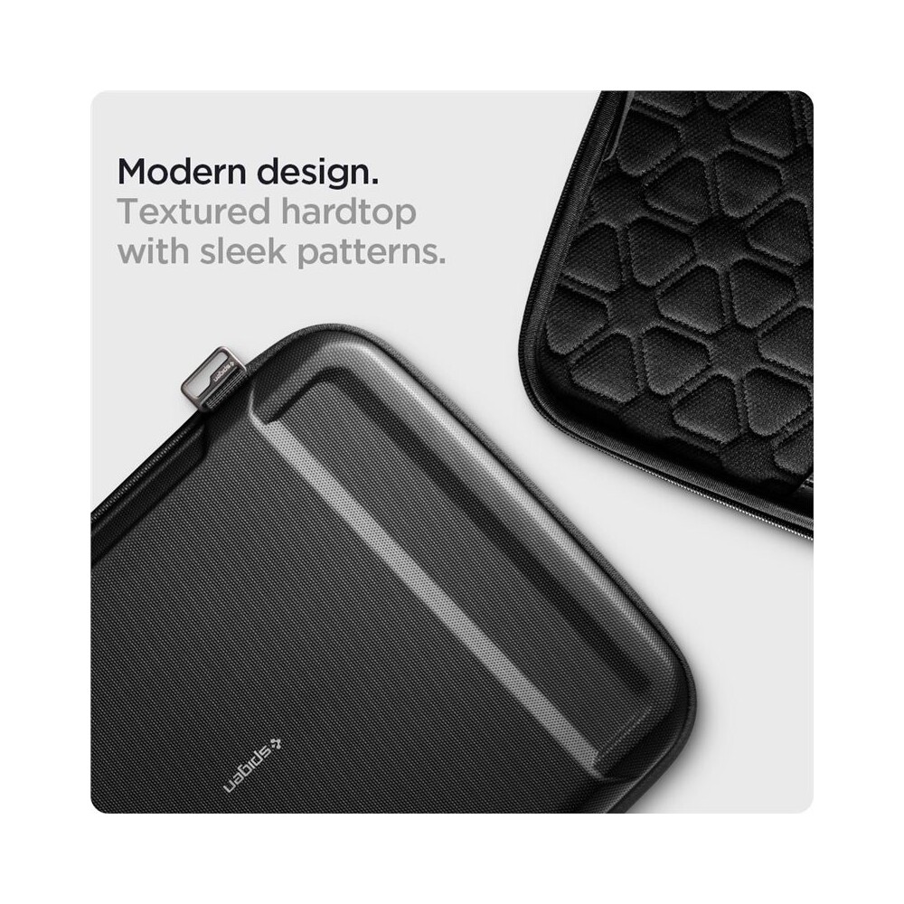 Spigen-Rugged-Armor-Pro-pouzdro-MacBook-Pro-14-M4-2024-M3-2023-M2-2023-M1-2021-cerne