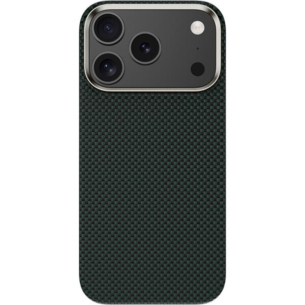 Benks-ArmorTint-Kevlar-MagSafe-kryt-iPhone-17-Pro-Max-PolarLight-Green
