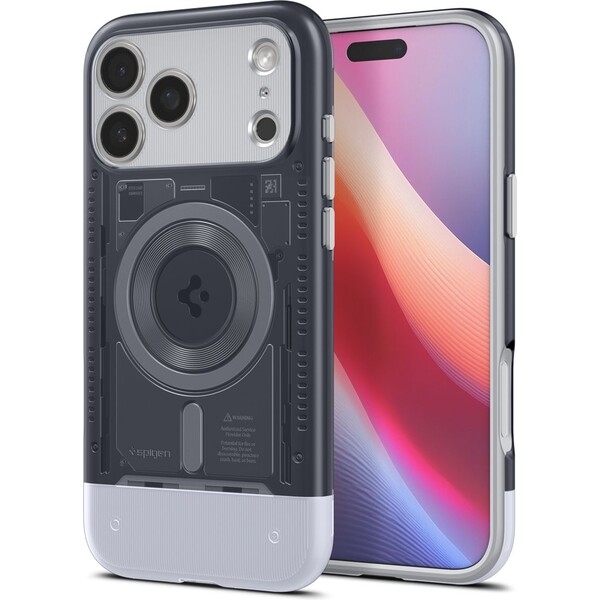 Spigen-Classic-C1-MagSafe-kryt-iPhone-17-Pro-graphite