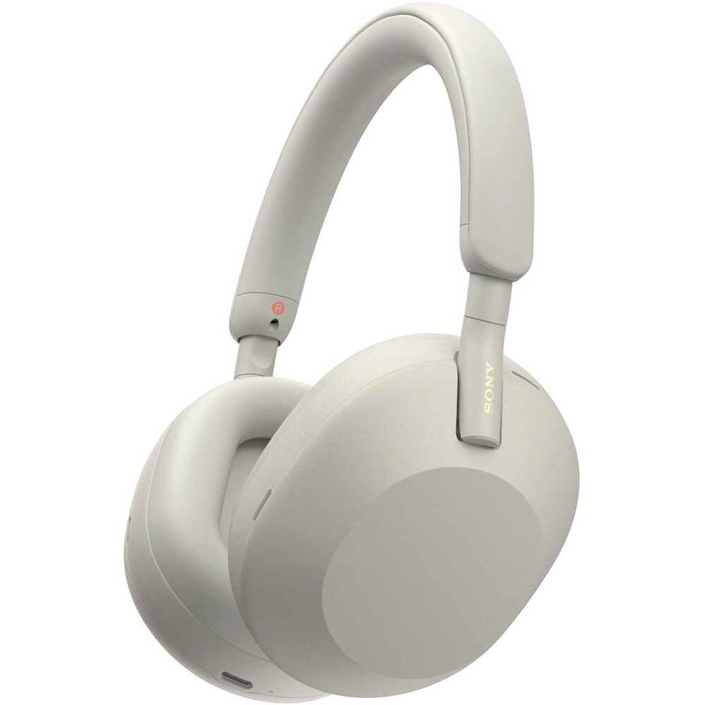 Sony-WH-1000XM5-bezdratova-sluchatka-stribrna