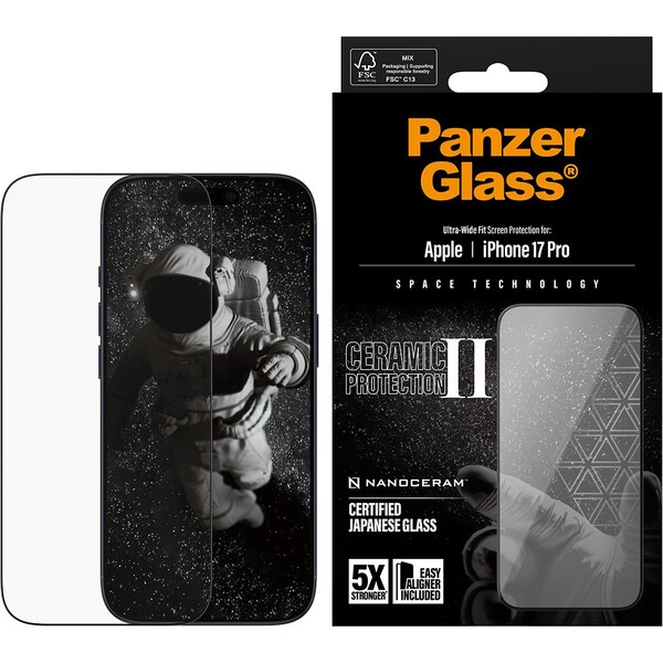 PanzerGlass-Ceramic-II-sklo-Apple-iPhone-17-Pro-s-instalacnim-rameckem