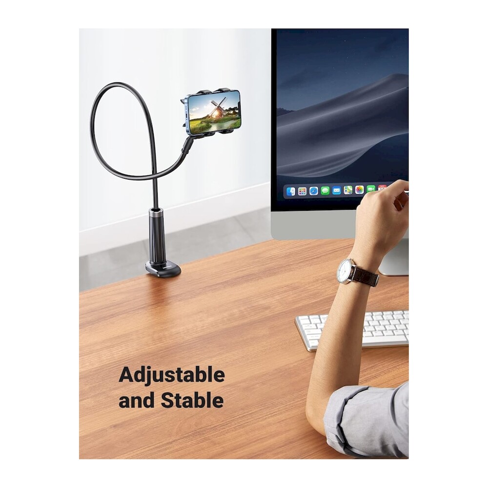 UGREEN-Flexible-Long-Arm-univerzalni-drzak-s-dlouhym-ramenem-cerny
