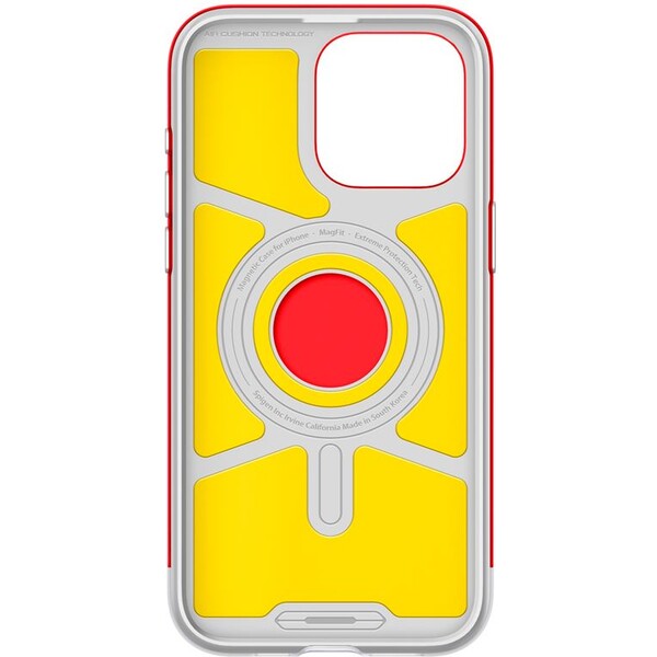 Spigen-Classic-C1-MagFit-kryt-iPhone-15-Pro-cerveny