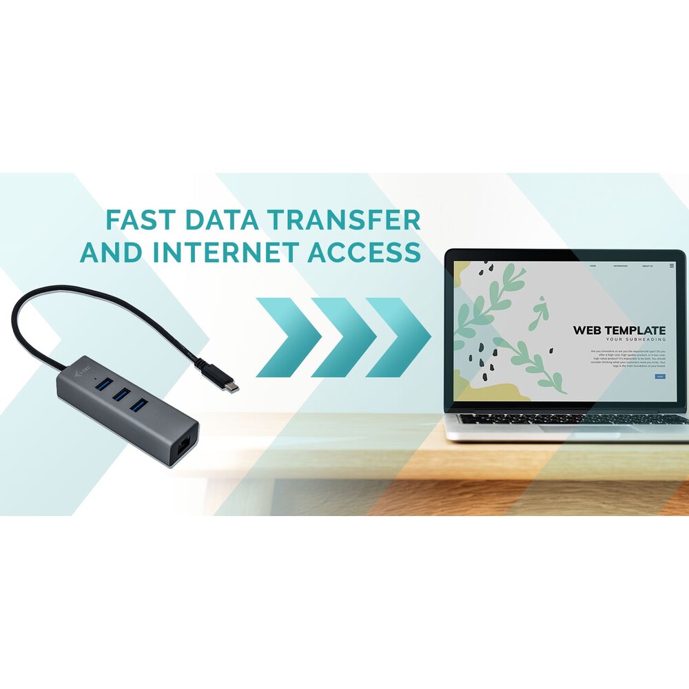 i-tec-USB-C-Metal-3-portovy-HUB-s-Gigabit-Ethernet-adapterem