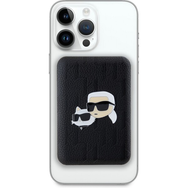 Karl-Lagerfeld-Embossed-K-CH-Heads-MagSafe-Powerbanka-5000mAh-cerna