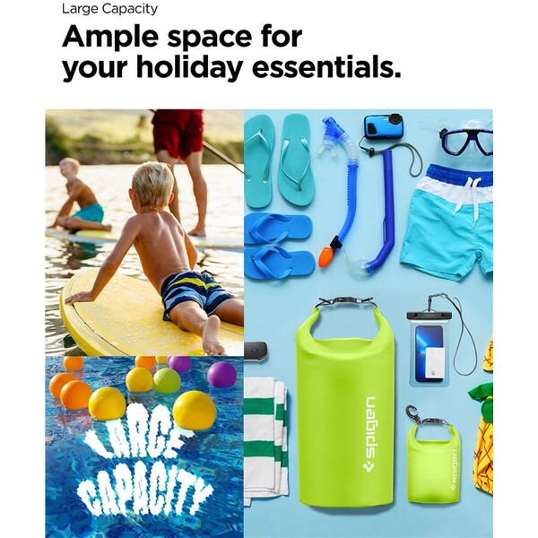 Spigen-Aqua-Shield-WaterProof-Dry-Bag-20L-2L-A630-zeleny