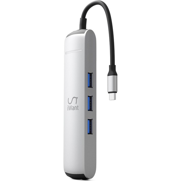 iWant-Type-C-Slim-Hub-6v1-stribrny