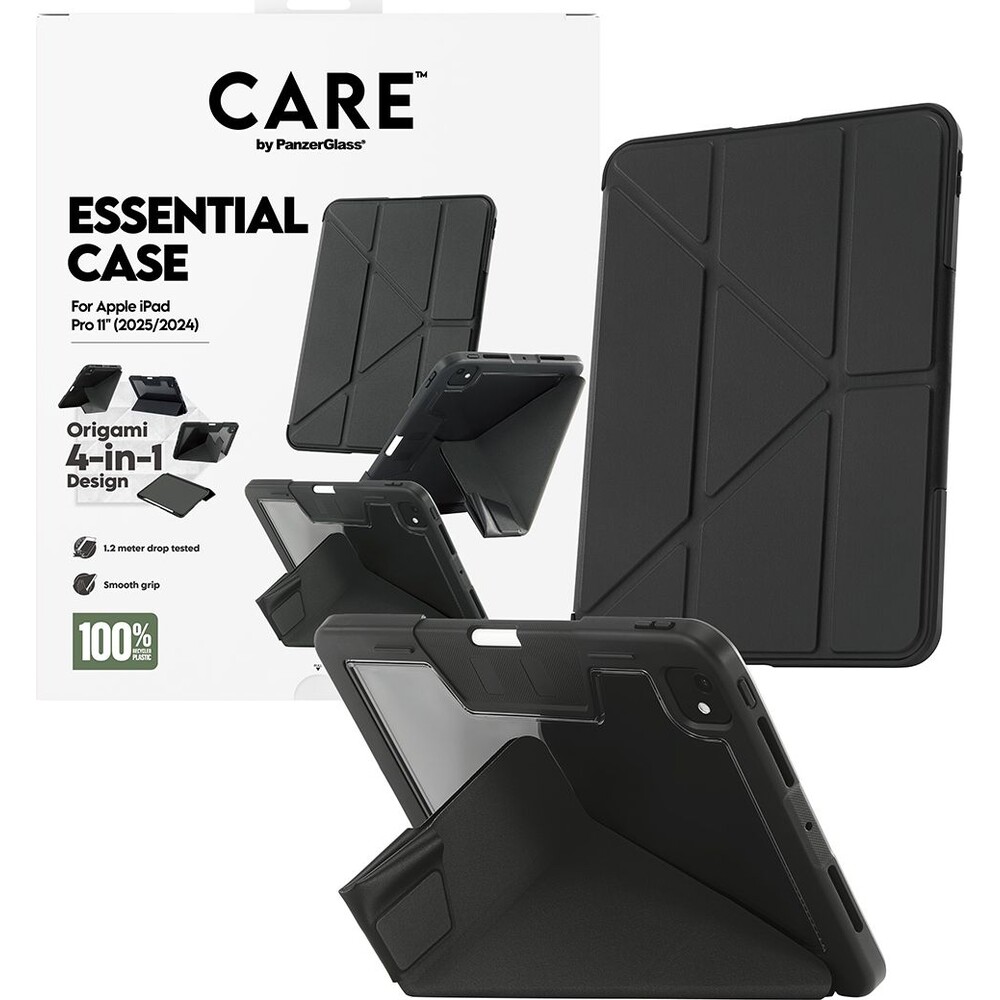 PanzerGlass-CARE-4v1-Essential-pouzdro-Apple-iPad-Pro-11-2025-2024-cerne