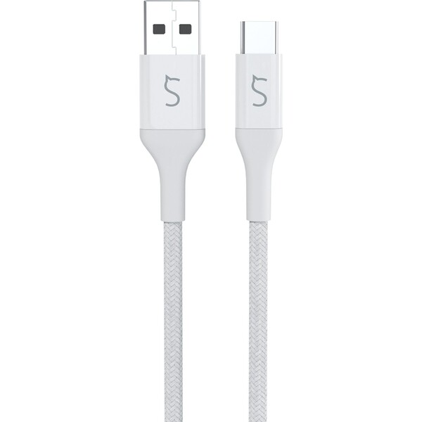 iWant-USB-C-USB-A-napajeci-kabel-18W-0-3-m-bily