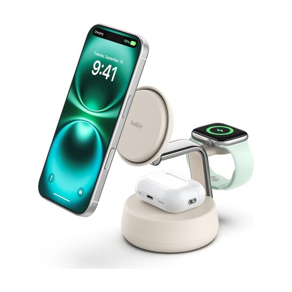 Belkin-UltraCharge-PRO-Qi2-25W-3v1-MagSafe-nabijecka-pro-iPhone-Apple-Watch-AirPods-pisecna