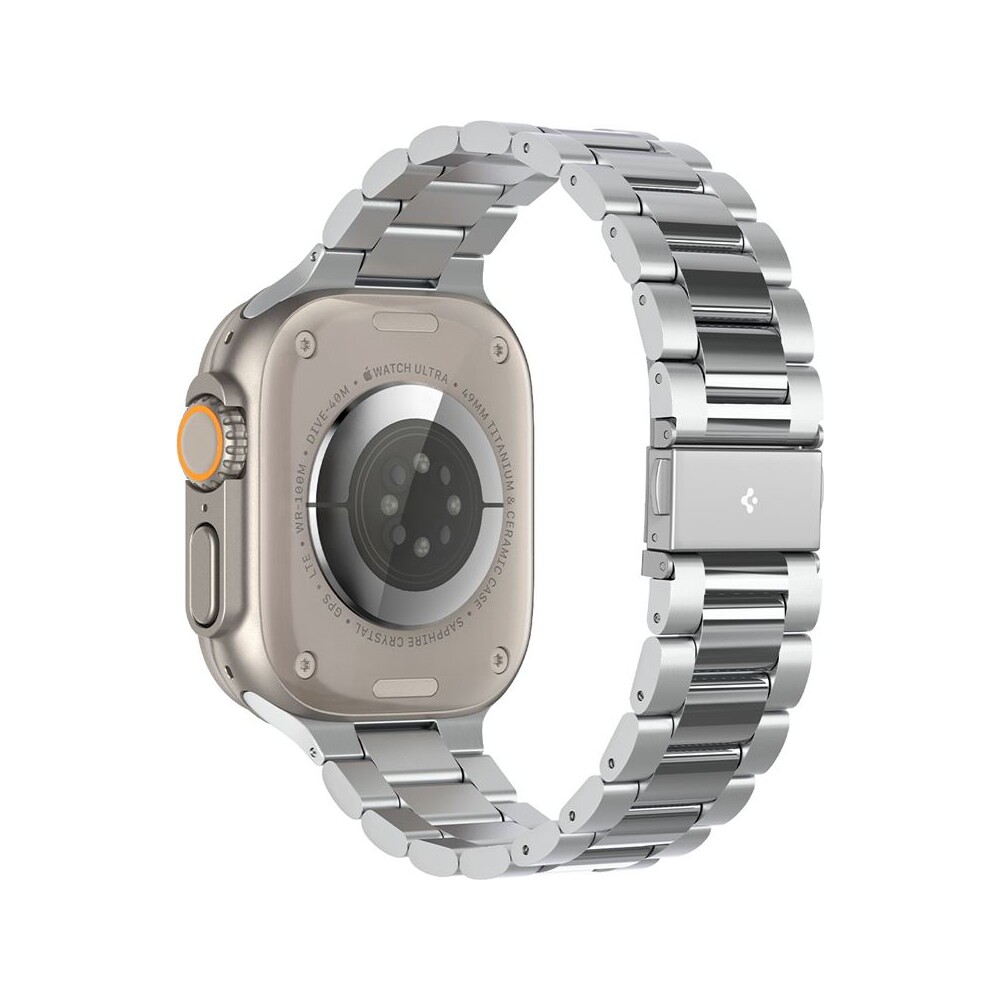 Spigen-Modern-Fit-316L-reminek-Apple-Watch-49-45-44-42mm-stribrny